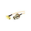 TNC Female Bulkhead St. Connector With RG316 Cable (L-1Mtr) + SMA Male Right Angle Connector - ET-TFS-BH-4L1-SMRA - Eteily Technologies India Pvt. Ltd.