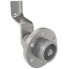 VISE ACTION® Compression Latch, Large Size, 7 mm Triangle, Zinc Alloy, Powder Coated, Silver, 57 mm  Grip - E3-143-197 - Southco