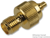 Rf/coaxial Adapter, Sma Jack-Mmcx Plug; Convert From Coax Type Amphenol Rf - 92C7291 - Newark, An Avnet Company