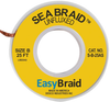 Desoldering Braid, Sea Braid, .050 X 5, Antistatic, 25/pack Rohs Compliant Easybraid - 51AC9503 - Newark, An Avnet Company