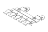 EMC Clamp Assembly for TS35 Rail, Pluggable- with Integrated Strain Relief - 38115 - icotek Corp