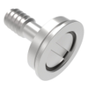 Flush Screw Assembly, 6-32 Thread, Slotted Recess, Stainless Steel, Passivated - F5-60-608-20 - Southco