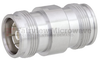 Low PIM 4.3-10 Female (Jack) to 4.3-10 Female (Jack) Adapter, Tri-Metal Plated Brass Body, 1.08 VSWR - FMAD1096 - Fairview Microwave Inc.
