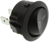 Rocker Switch, Spst, Black, Panel; Switch Operation E-Switch - 43W8121 - Newark, An Avnet Company