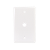 1-Gang φ10.3mm Diameter Single Device Wall Plates, Thermoplastic Standard Size Glossy Finish - 3121 - Suzhou Ele Mfg Co., Ltd.