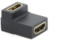 HDMI (F) to HDMI (F) Right-Angle Gender Changer -- AD-HF/HF/RA - Image