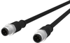 Sensor Cord, 4P M12 Plug-Plug, 1M; Connector Type A Metz Connect - 72AJ8333 - Newark, An Avnet Company
