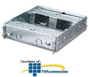 Hubbell 4-Gang Shallow, Concrete, Recessed Stamped Steel.. -- HBLCFB401BASE - Image