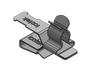 EMC Shield Clamps for 10 × 3 mm Bus Bar, Pluggable- with or without Integrated Strain Relief - 36787.3 - icotek Corp
