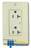 Chatsworth Products Surge-Suppressed Duplex Receptacle -- 12934-001 - Image