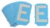BradyGlo Gothic Quik Align Letter E - 6001-E - Brady Corporation