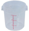 Translucent Polypropylene Round Food Storage Containers - 81521 - U.S. Plastic Corporation