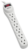 Protect It! 6-Outlet Home Computer Surge Protector, 2-ft. Cord, 180 Joules -- TLP602