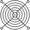 92mm Wire Form Fan Guard, Black E.D. Finish - 08134-02 - Qualtek Electronics Corp.