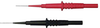 Test Probe Connector, Point, Black/red; Test Probe Type Silvertronic - 39K1104 - Newark, An Avnet Company