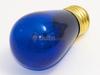 11 Watt, 130 Volt S14 Transparent Blue Sign/Indicator Bulb -- B701311 - Image
