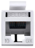 Rj45 Connector, Jack, 8P8C, 1Port, Cat6A; Modular Connector Type Belden - 03AC7415 - Newark, An Avnet Company