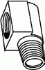 Tube to Pipe Elbow 90° -- 402-02-02 - Image