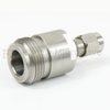 Precision 3.5mm Male (Plug) to N Female (Jack) Adapter, Passivated Stainless Steel Body, 1.15 VSWR - SM3350 - Fairview Microwave Inc.