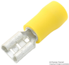 Female Disconnect, 6.6X0.8Mm, Crimp, Yel; Product Range Multicomp Pro - 89K2142 - Newark, An Avnet Company
