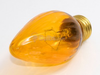 60 Watt, 130 Volt F15 Amber Fiesta Decorative Bulb - 421260 - bulbs.com