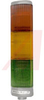 Stacklight, Steady-on Incandescant Triliptical, 120 VAC, Red, Amber, & Green -- 70016582