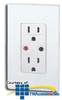 Leviton DHC Split Duplex Receptacle / Rcvr (Red Line) - 6227 - TelephoneStuff.com