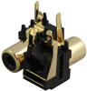 Rca (Phono) Audio / Video Connector, Socket, 8.3 Mm, 2, Black, Metal Body, Gold Plated Contacts Rohs Compliant Pro Signal - 26M2039 - Newark, An Avnet Company