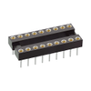 9+9 Pos. Female DIL Vertical Throughboard IC Socket - D2818-42 - Harwin Plc