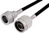 N Male to QN Male Cable 72 Inch Length Using RG223 Coax - PE38451-72 - Pasternack