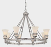 Large Chandeliers-Glass Shade - 95505 - Light Center (The)