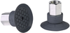 Flat suction cup (round) for dynamic handling of thin and flexible workpieces SFF 40 EPDM-45 G1/4-IG -- 10.01.01.14271 - Image