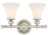 4502-PN Bathroom Fixtures-Two Lights - 449770 - Capital Lighting, Inc.