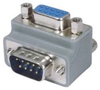 Premium DB9 right angle male to female Adapter female stand-off version -- DSC00287