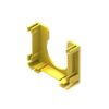 Fiber Raceway End Cap, 2x2, with 38mm Slot - FRAE1YC - Belden Inc.