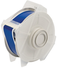 Brady B-595 Blue Indoor / Outdoor Vinyl Thermal Transfer Continuous Thermal Transfer Printer Label Roll - 1.125 in Width - 100 ft Length - 113129 - 754473-99796 - R. S. Hughes Company, Inc.