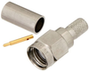 SMA Plug 50 Ohm Coax Connector Crimp Attachment for RG55, RG142, RG223, RG400, RG141 -- MTCN0017 - Image