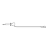 XR Mini-Hook to 0.14″ Spade Lug Terminal, 22 AWG PVC Test Lead - 209XR - E-Z-HOOK, a division of Tektest, Inc.