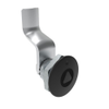 Quarter-Turn Cam Latch, 8 mm Triangle Recess, 32mm  Grip, Not Sealed, Zinc Alloy, Powder Coat, Black - E5-1-035-170 - Southco