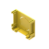 Fiber Raceway End Cap, 2x2, with 2x Snap-Out for Tube - FRAE1YB - Belden Inc.
