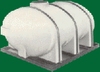 Elliptical Horizontal Bulk Tank -- TN300XMA - Image