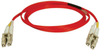 Duplex Multimode 62.5/125 Fiber Patch Cable (LC/LC) - Red, 1M (3-ft.) - N320-01M-RD - Tripp Lite by Eaton