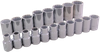 19 Pieces 12 Point Standard Metric Socket Set - 39119 - Gray Tools Canada Inc.