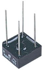 Bridge Rectifier Diode, Single, 400 V, 6 A, 1.2 V, Module, 4 Rohs Compliant Vishay - 97K2652 - Newark, An Avnet Company