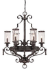 1-6980-6-17 Mid. Chandeliers-Glass Up - 656965 - Capital Lighting, Inc.
