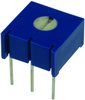 Trimmer Potentiometer, 100Kohm 1Turn Through Hole; Trimpot Type Bourns - 62J2299 - Newark, An Avnet Company
