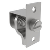 Compression Latch, Self-Adjusting, Medium Size, Tool Locking, Slotted Flush Head, 0.8-6.4mm Panel, 3.2-9.5mm Grip, Stainless Steel, Passivated, Silver - 44-1-16-24 - Southco
