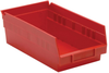 Economy 4 Shelf Bin, Red; Bin Colour Quantum Storage - 44AC6759 - Newark, An Avnet Company