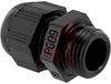 Gland, Straight; 1.5 to 6 mm; PG; PG9; 8 mm; 15.2 mm; Polyamide 6; Neoprene - 70074404 - Allied Electronics, Inc.
