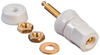 Binding Post, 30A, #8-32, Stud, White; Product Range Superior Electric - 35F3007 - Newark, An Avnet Company
